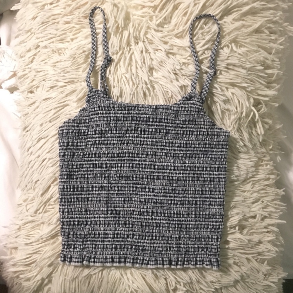 Brandy Melville Gingham Crop Top